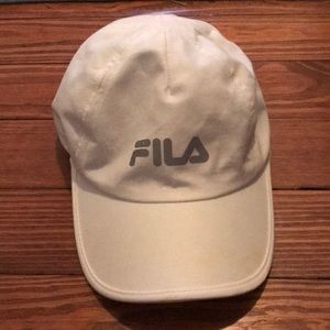 White Fila Hat